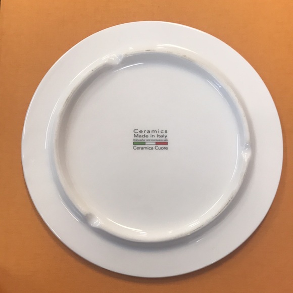 Ceramics Cuore Made in Italy Formaggi 9" Cheese Serving Plate - Picture 2 of 8